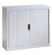 Omnispace Rollladenschrank lichtgrau 1 Fachboden 80,0 x 42,0 x 72,0 cm